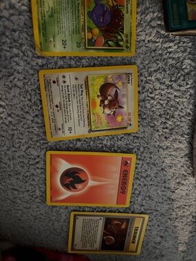 Pokemon Eevee Card - Yellow Border